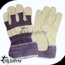 SRSAFETY Prix d&#39;usine, gants en cuir corsé